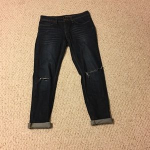 boyfriend ripped jeans